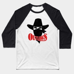 Defunct Oklahoma Outlaws Football Baseball T-Shirt